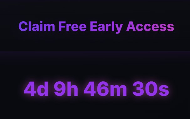 Free early access deal ends in four days