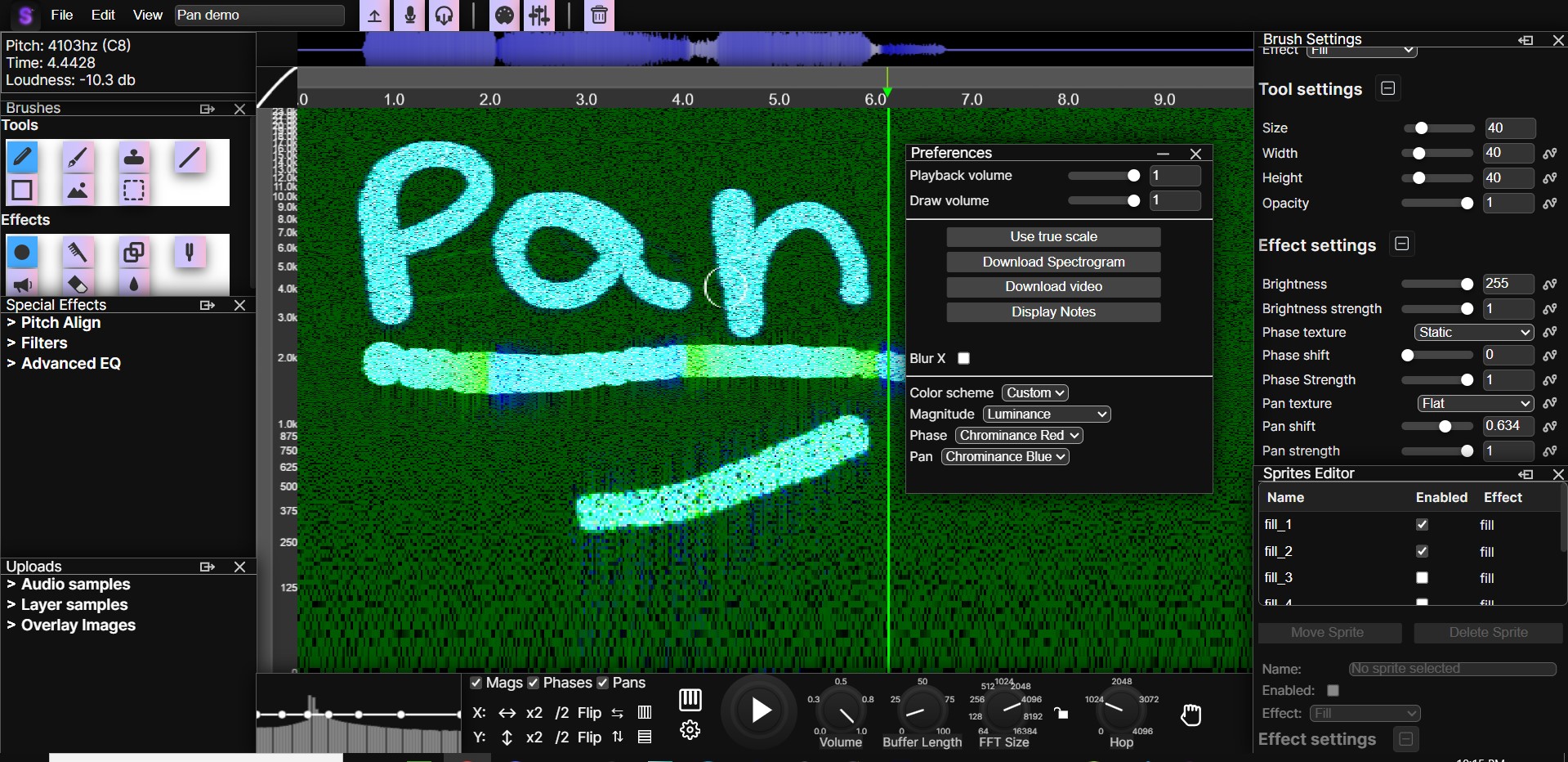 SpectroDraw Pro Preview